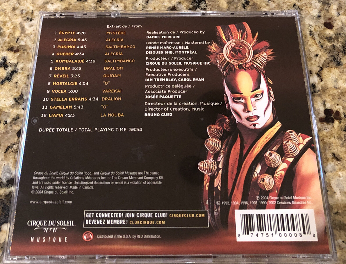 Le Best of Cirque du Soleil (CD) 20th Anniversary Ed.