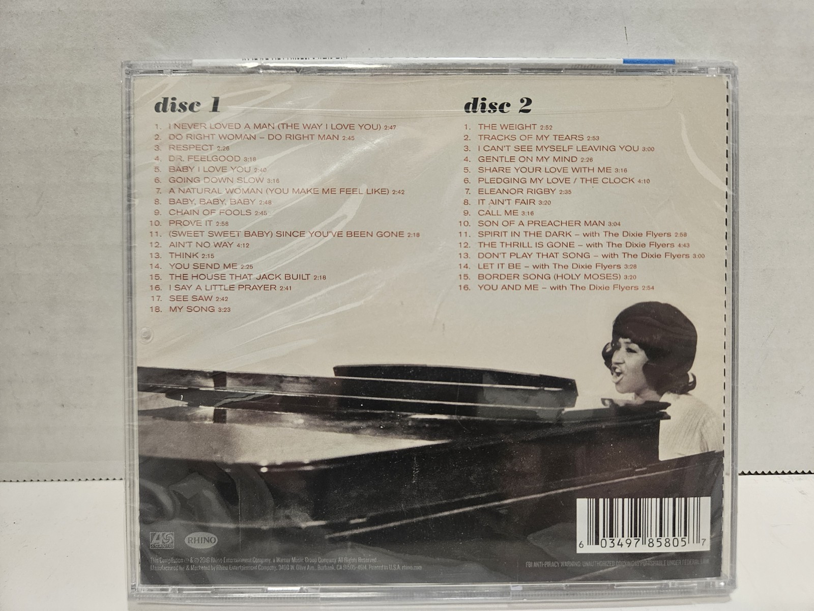 Aretha Franklin: The Atlantic Singles Collection 1967-1970 CD NEW SEALED