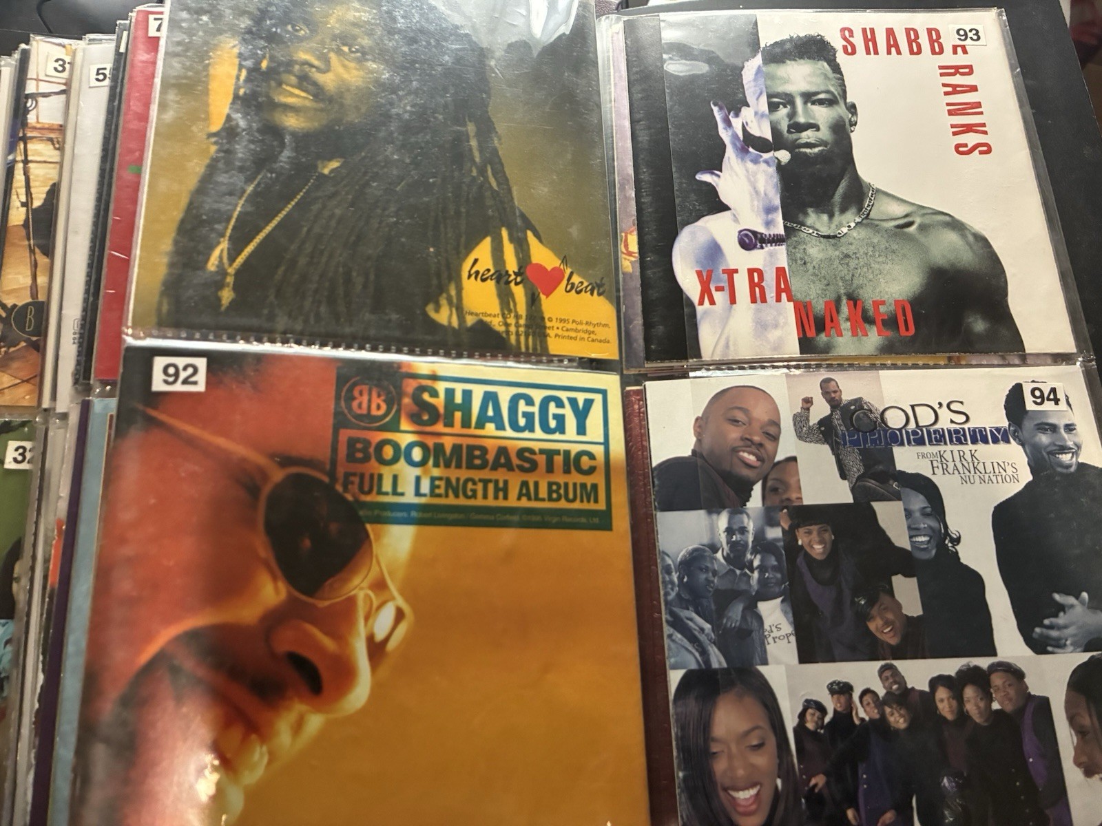 Lot of 104 CD Covers Inserts Booklets For Artwork - Assorted - 1990s