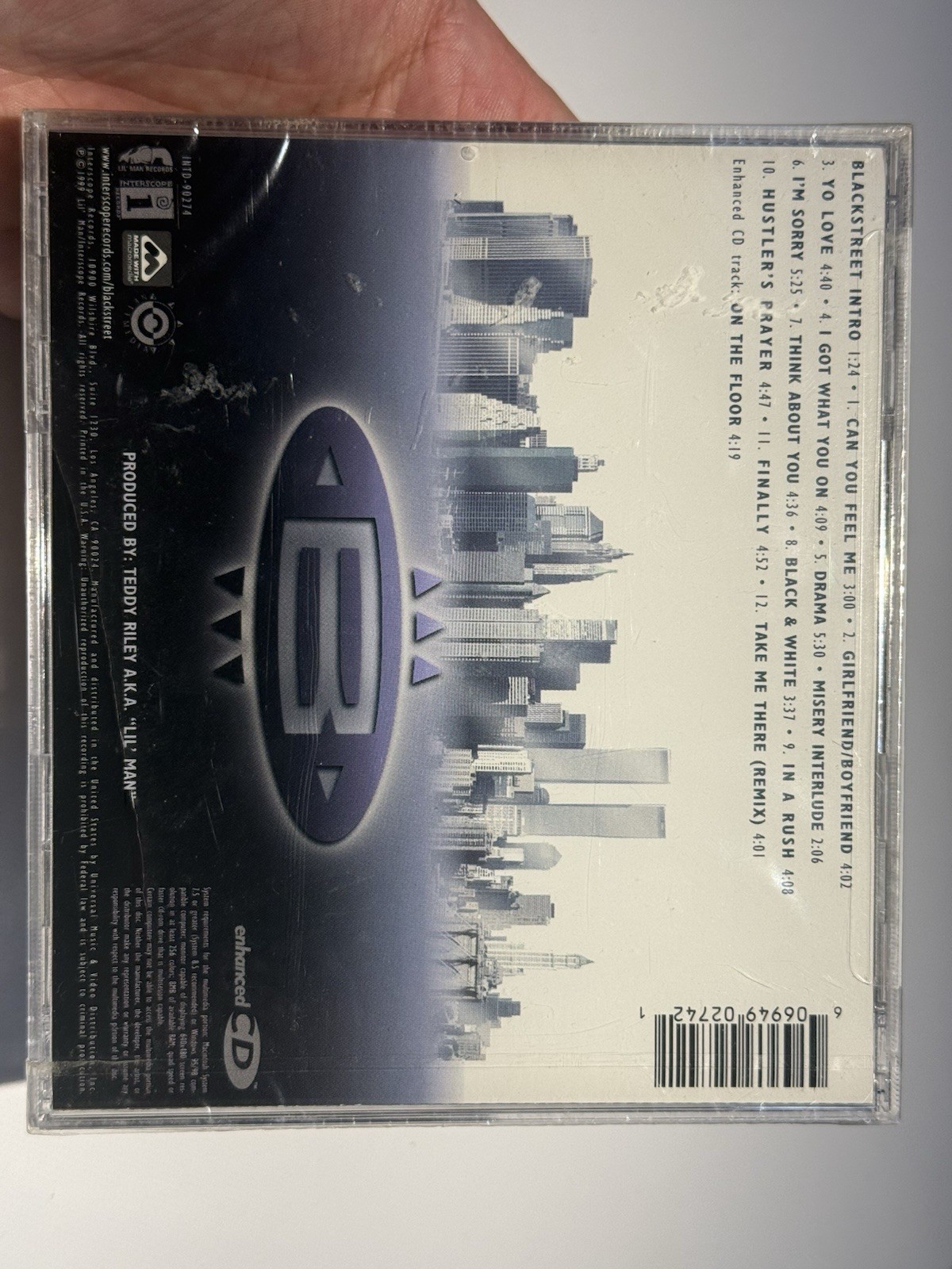 Blackstreet - Finally (Compact Disc)/1999/Interscope Records/New Sealed!!!!!!!!!