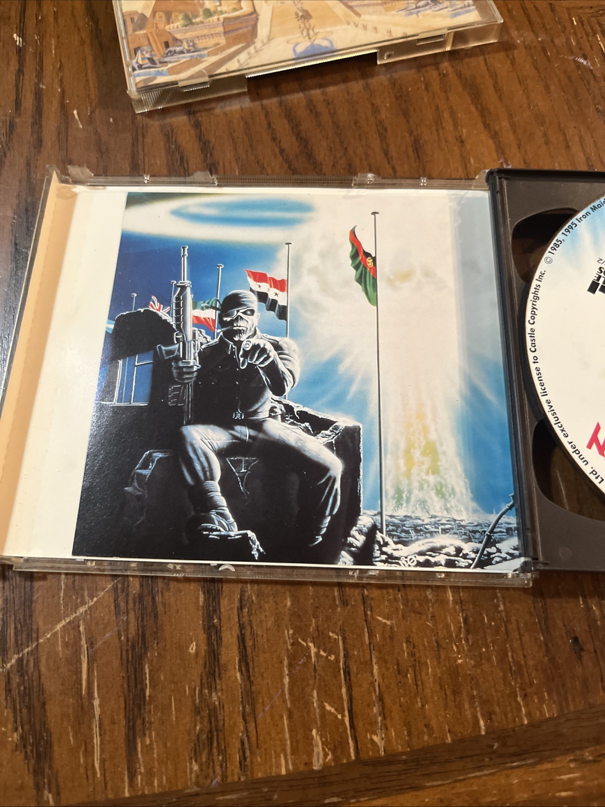 Iron Maiden Powerslave CD (1995, 2-Disc Set) RARE BONUS CD -CASTLE RECORDS