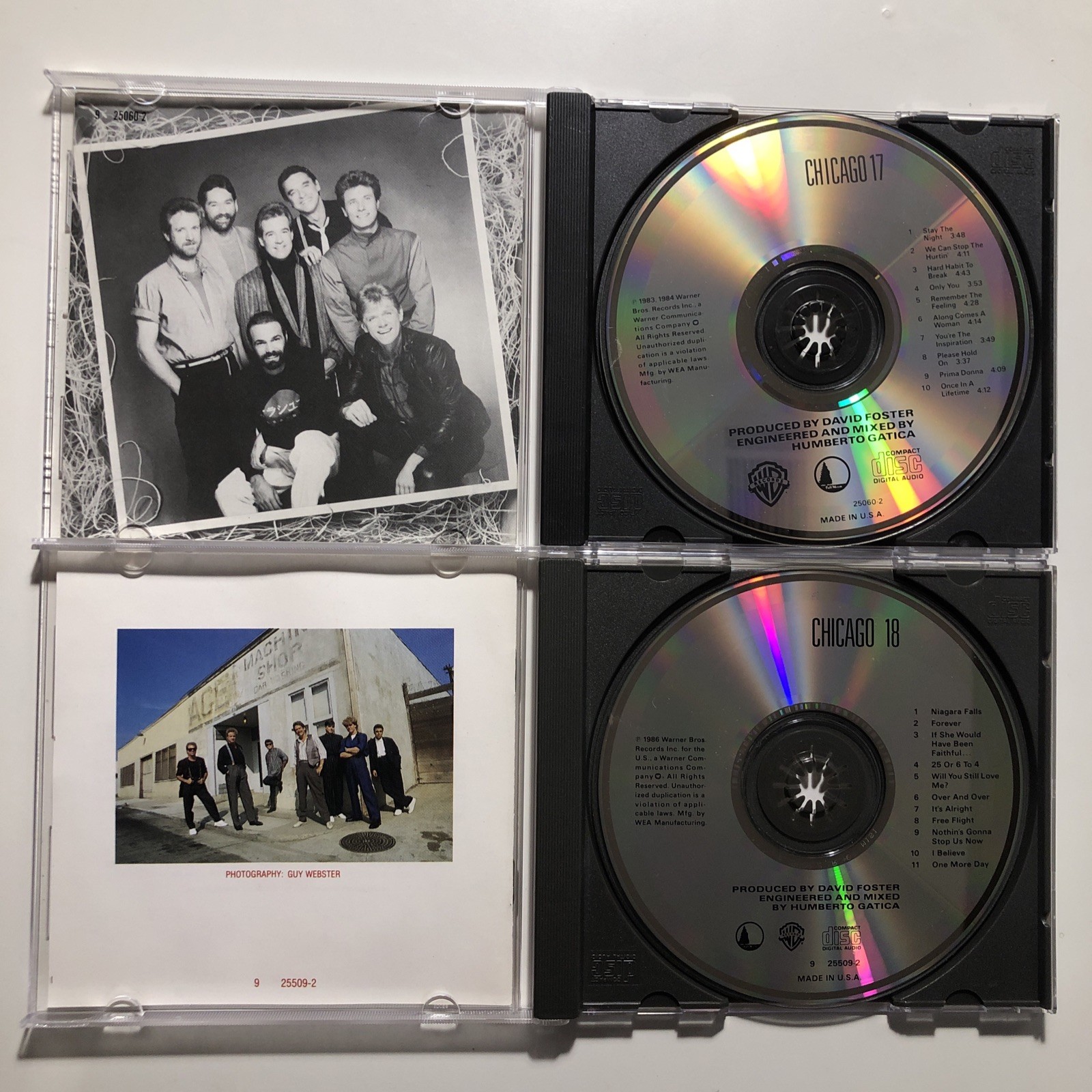 6 CD LOT SCRATCHED CHICAGO II GREATEST HITS I VOL II CHICAGO 16 CHICAGO 17 18