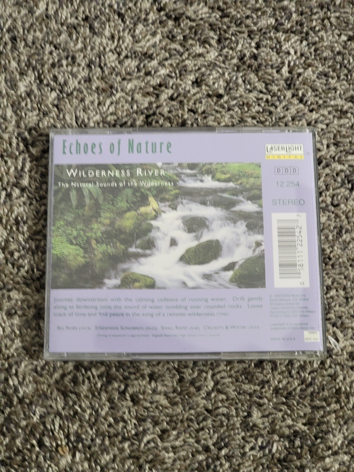 Echoes of Nature Wilderness River CD The Natural Sounds of the Wilderness LaserL