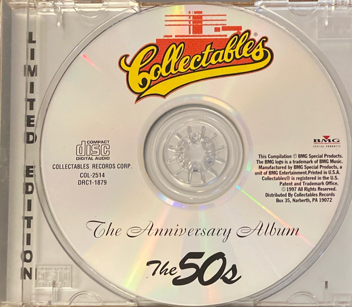 WCBS FM 101.1 25th Anniversary Vol 1 The 50s CD Silver Edition Collectables 1997