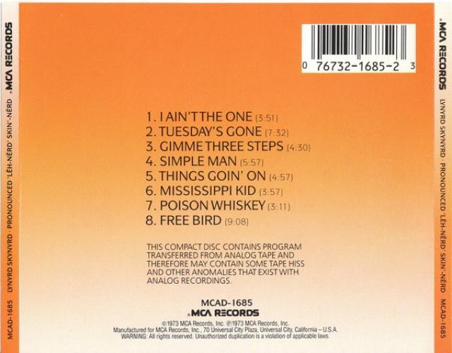 Lynyrd Skynyrd - (Pronounced 'Lĕh-'nérd 'Skin-'nérd) (CD, Album, RE) (Mint (M