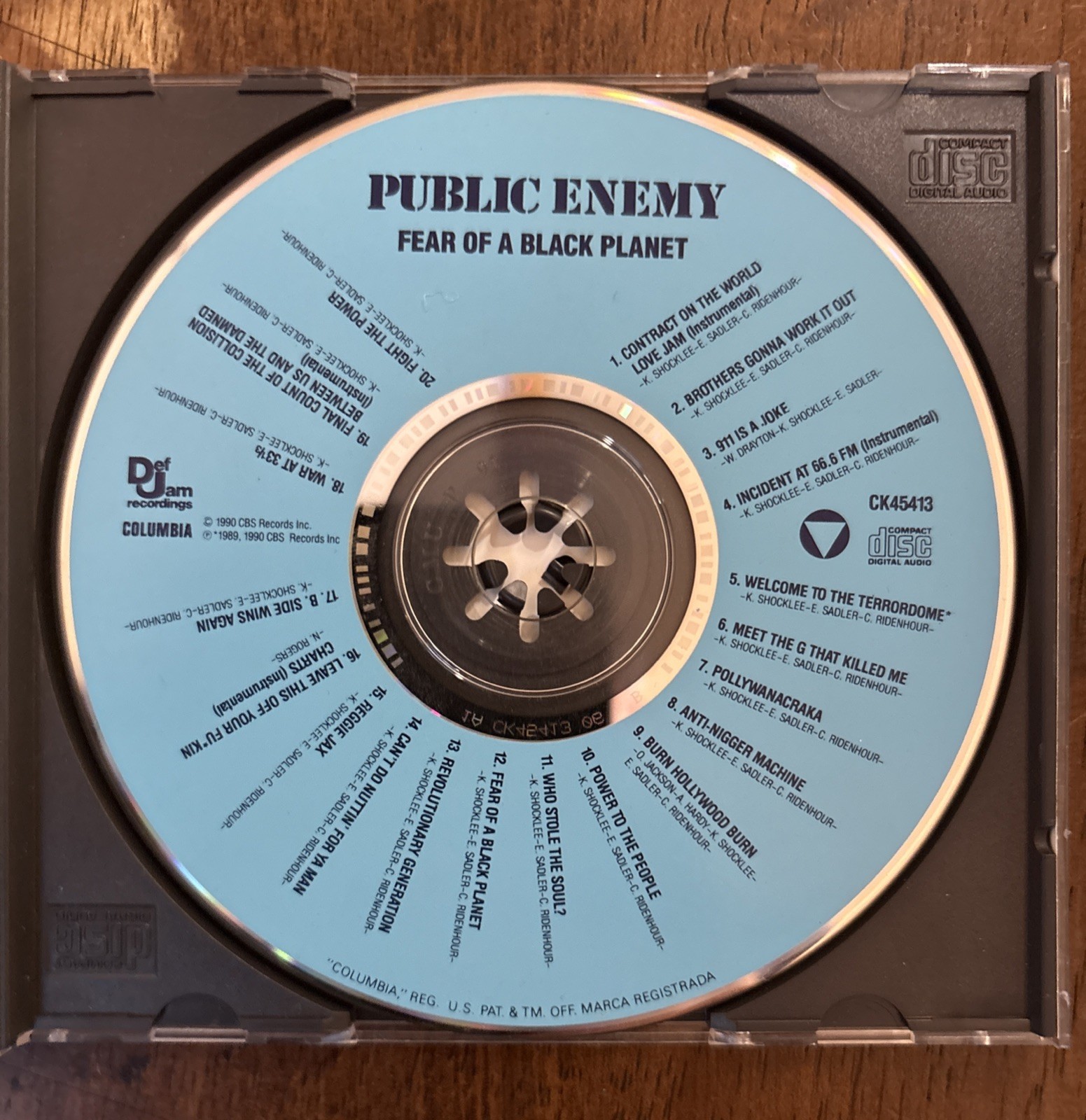 Public Enemy Vintage CD Lot, Nation of Millions, Fear Of A Black Planet, Apoc 91