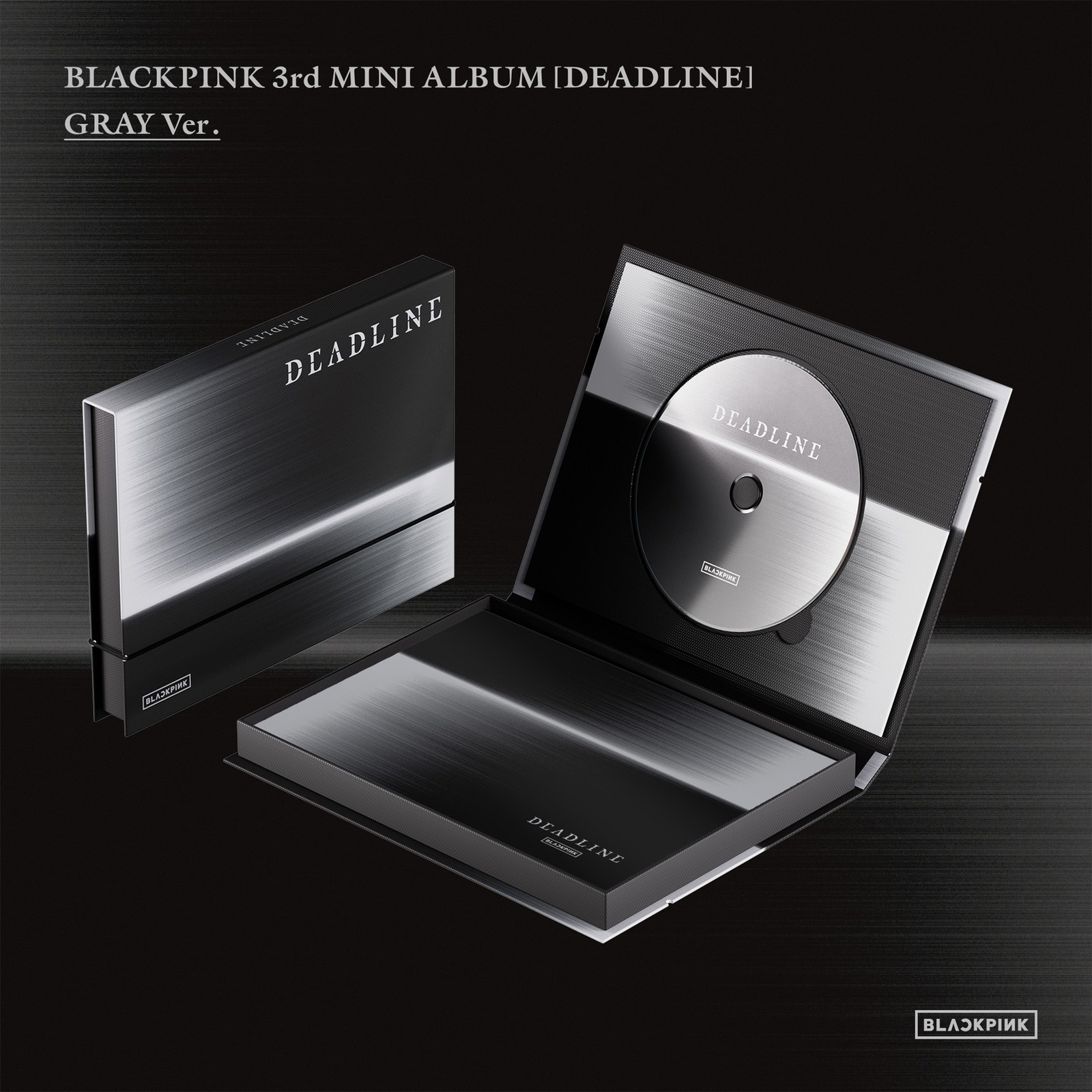 BLACKPINK - Blackpink 3Rd Mini Album [Deadline] Gray Ver. (CD) - POP/K-POP *NEW*
