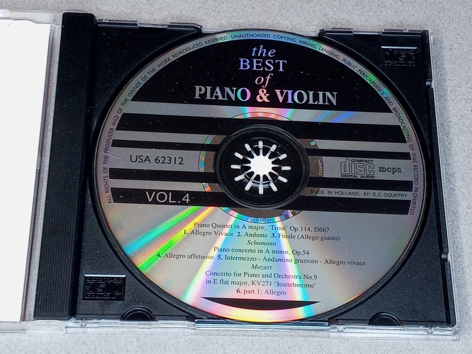 Romantic Classics: Violin & Piano Concerto, Volume 4 (CD)