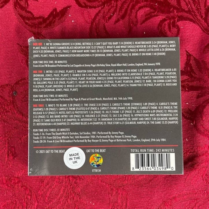 Transmission Impossible - JIMMY PAGE (CD) Classic Radio Broadcasts, 3-CD Set