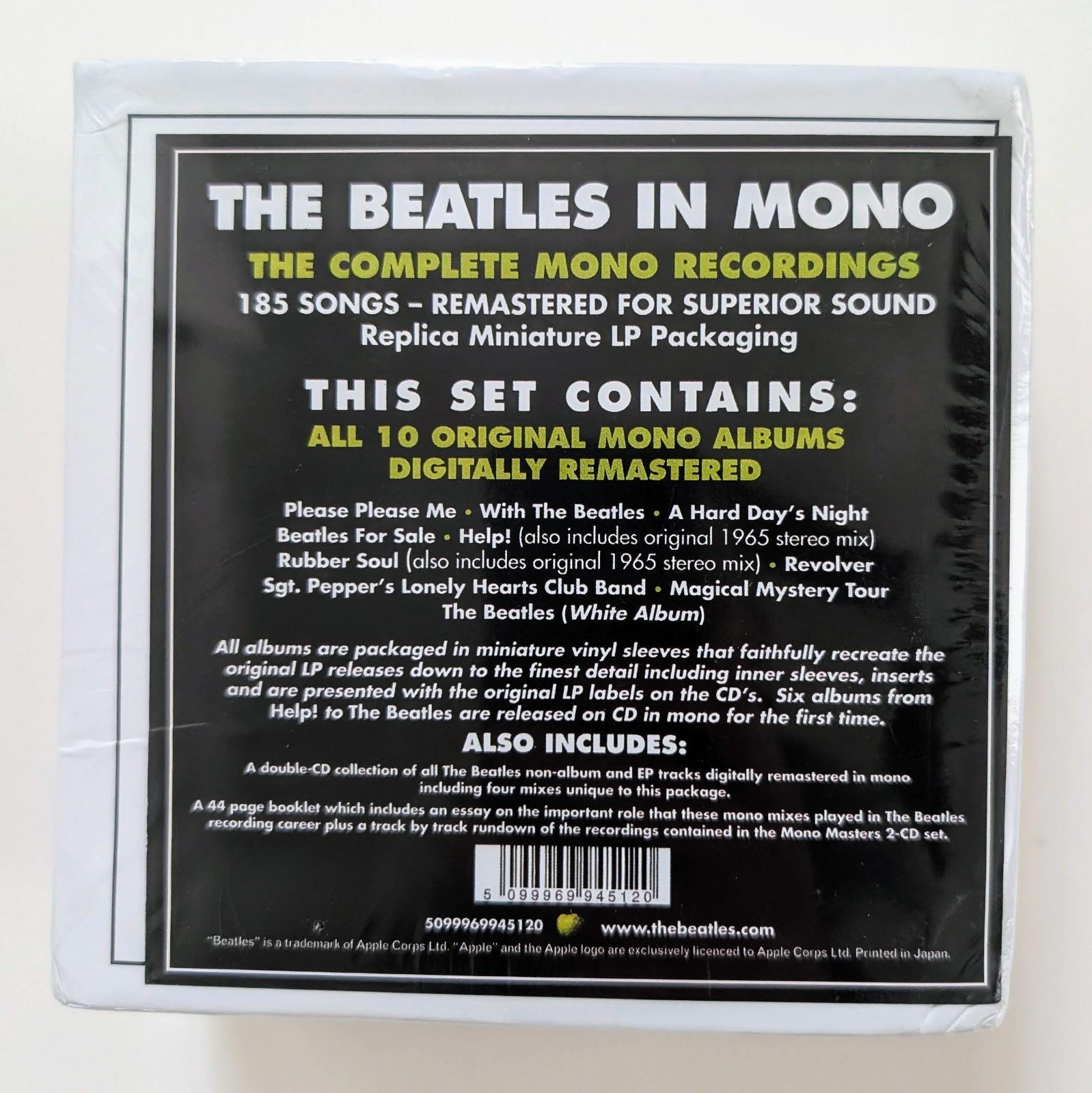 The Beatles In Mono Box Set (2009) – Complete Collector's Edition-FACTORY SEALED