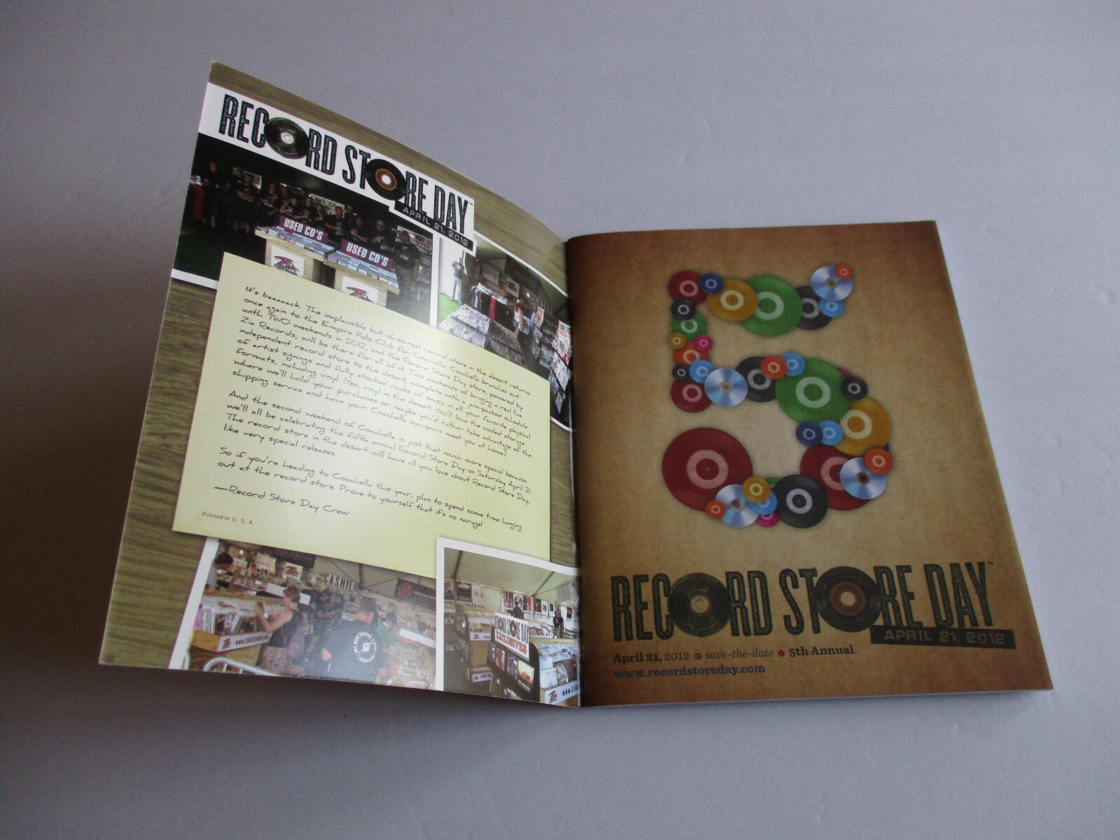 COACHELLA Record Store Day April 2012 CD Sampler + 32 Page Book Promo Only NEW