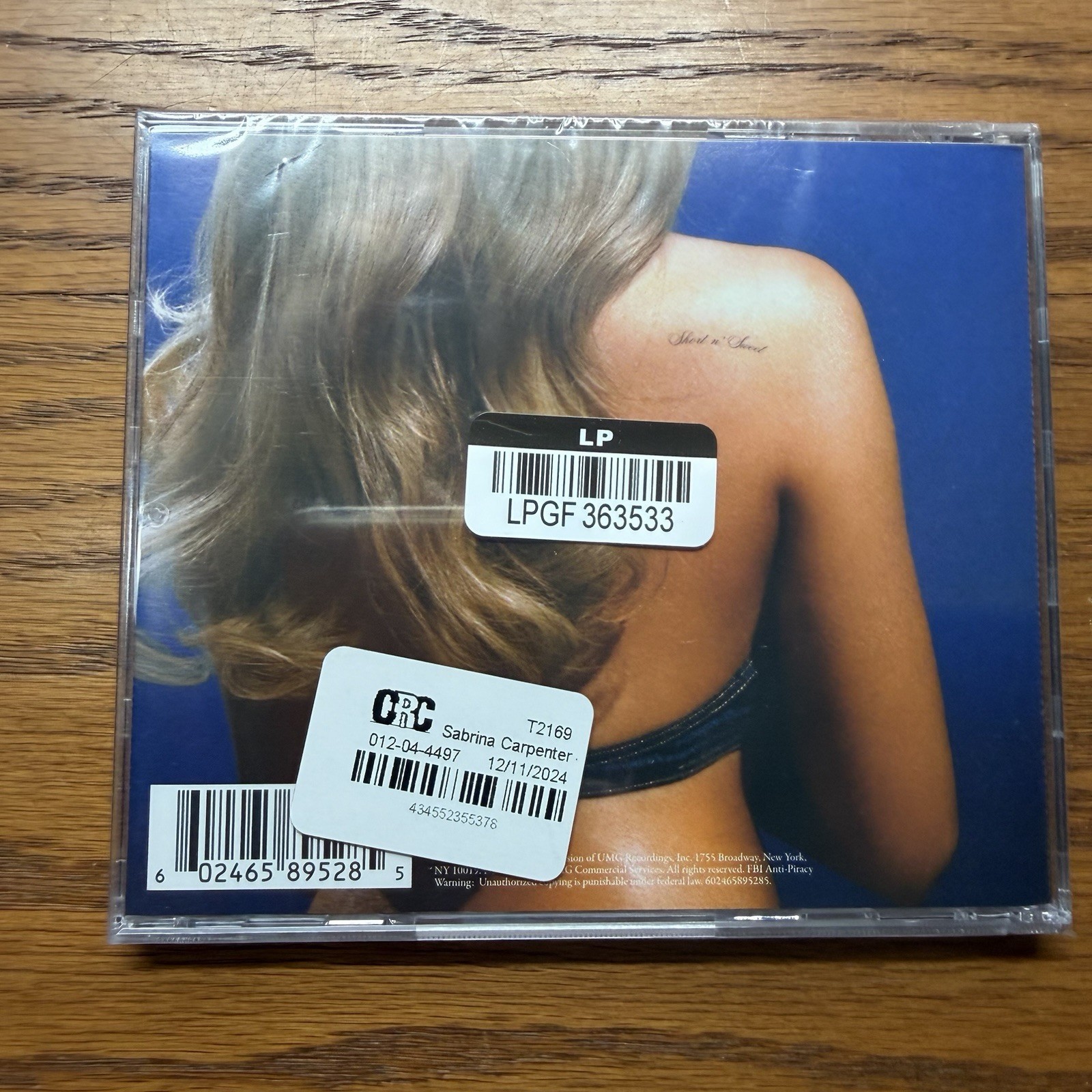 Sabrina Carpenter - Short n' Sweet (CD) - *may Cracked Case* target exclusive