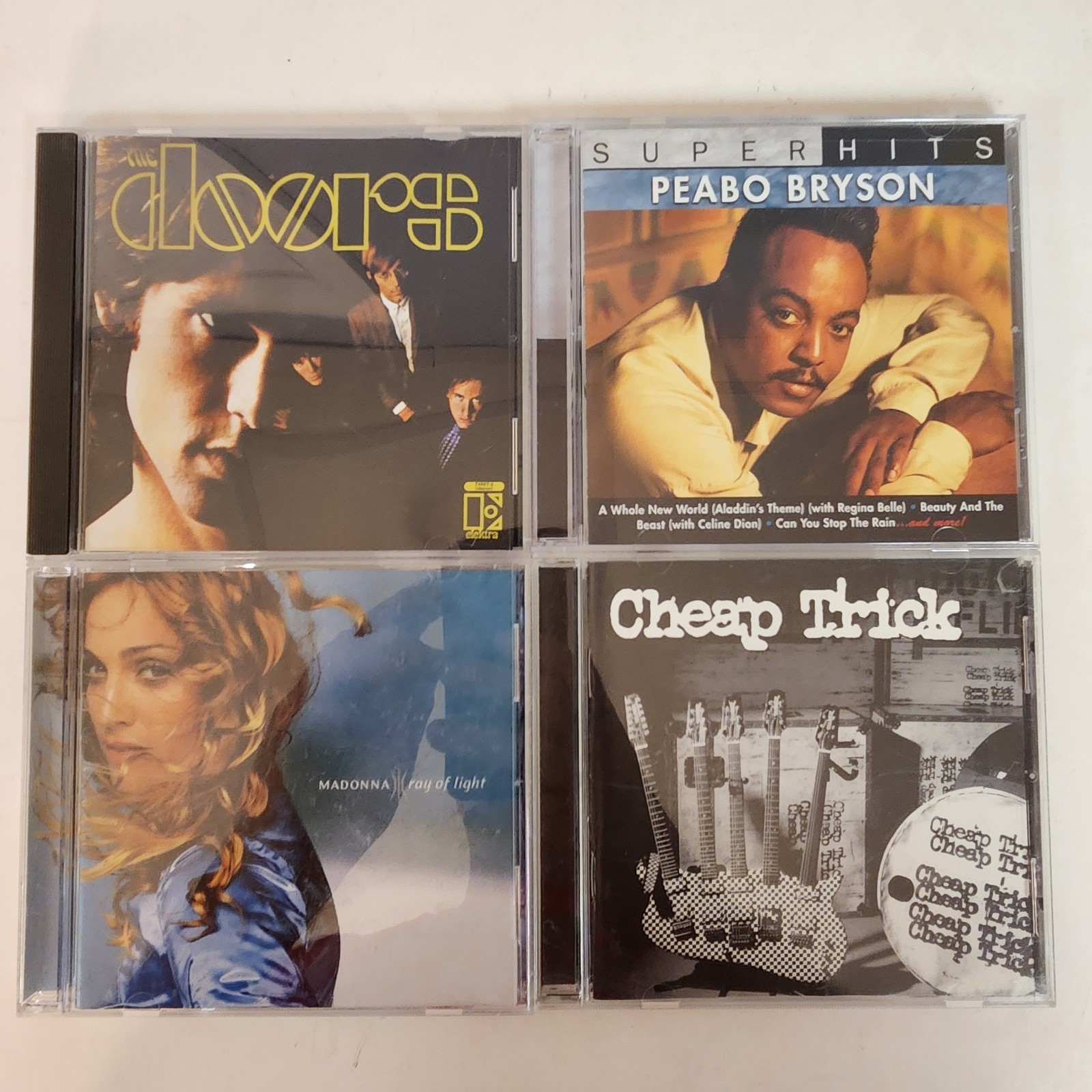 Classic Rock Iconic Artists 14 CD Lot 1990s 2000s Doors Madonna Cheap Trick