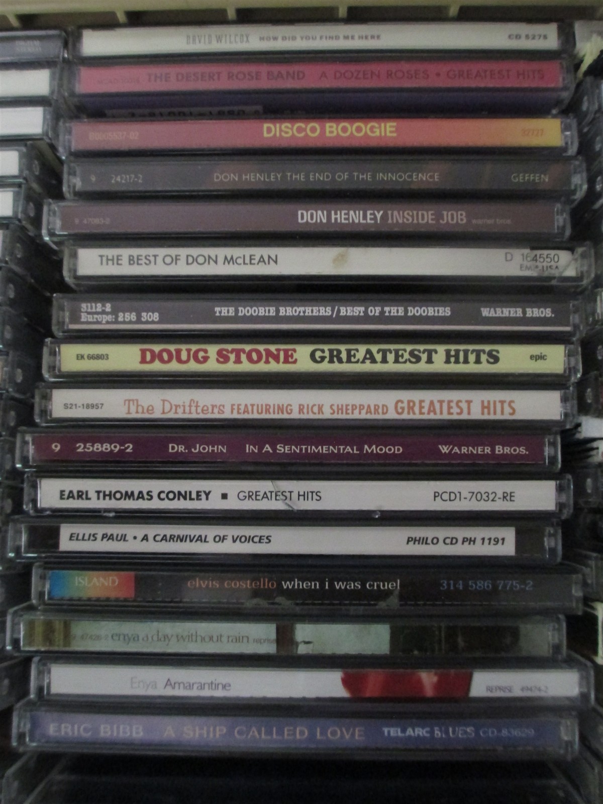 Rock Pop Country etc your choice 6 for $18 FS or $3 ea + flat Shipping