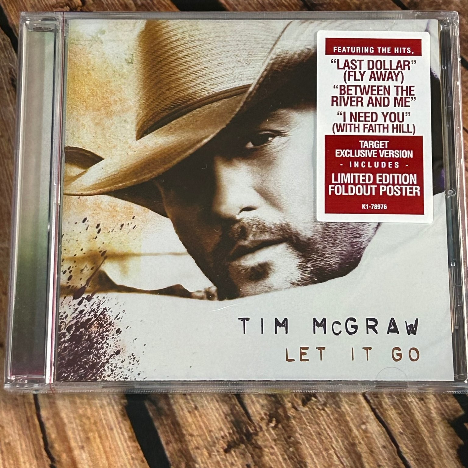 Tim McGraw – Let It Go CD 2007 Target Exclusive Country Curb Records Hype