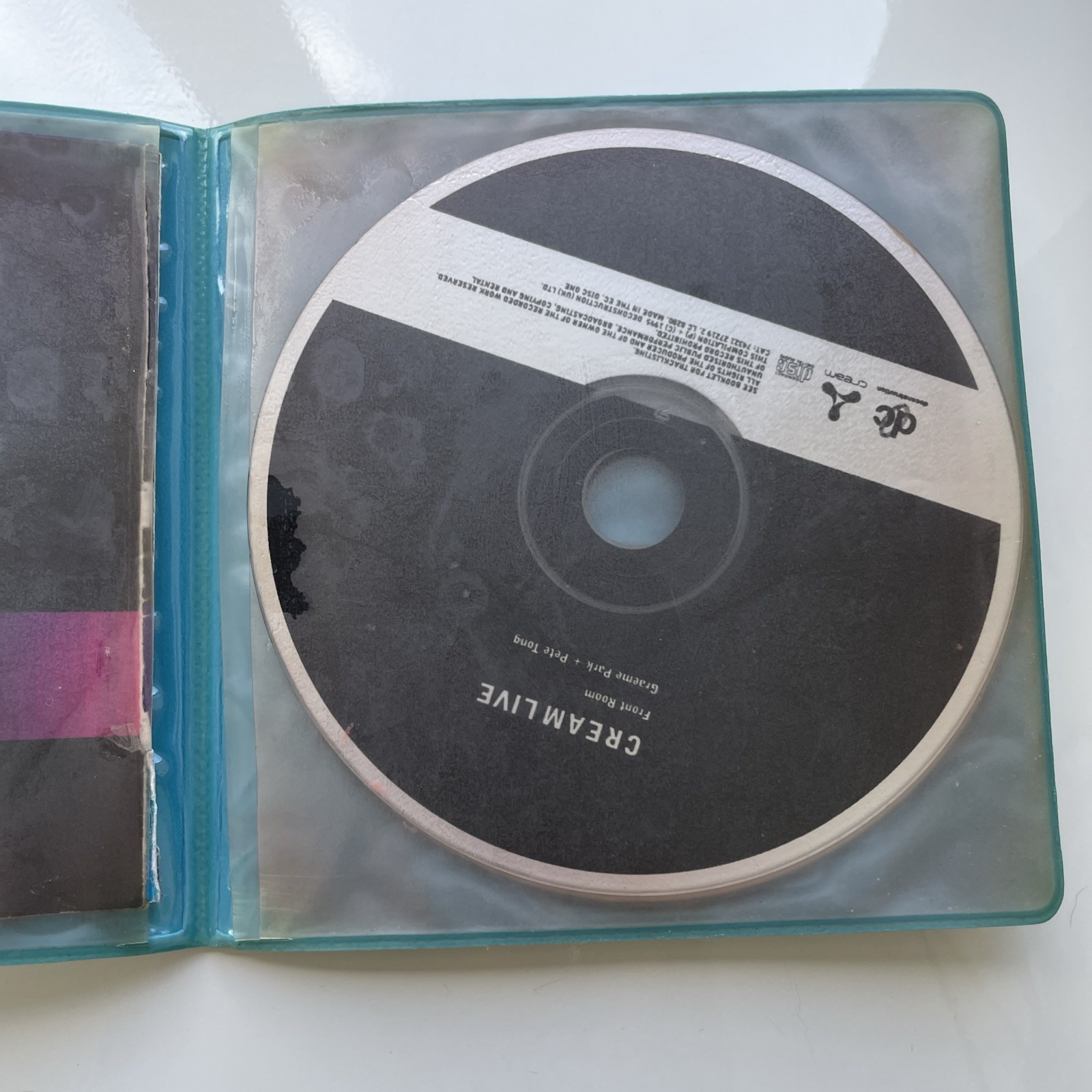 Cream Live | 1995 | Limited Edition Blue Rubber Case | Rare/Collectors | 2 Discs