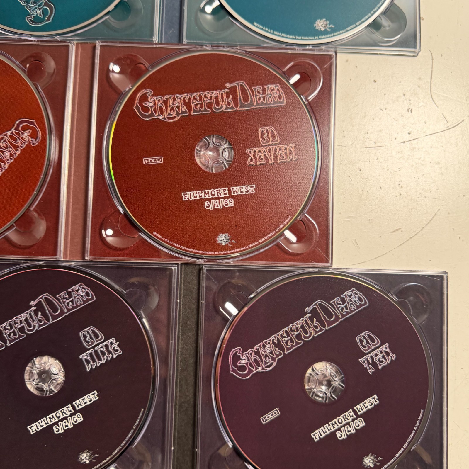 Grateful Dead: Fillmore West (10 CDs, 1969) Limited Ed. The Complete Recordings