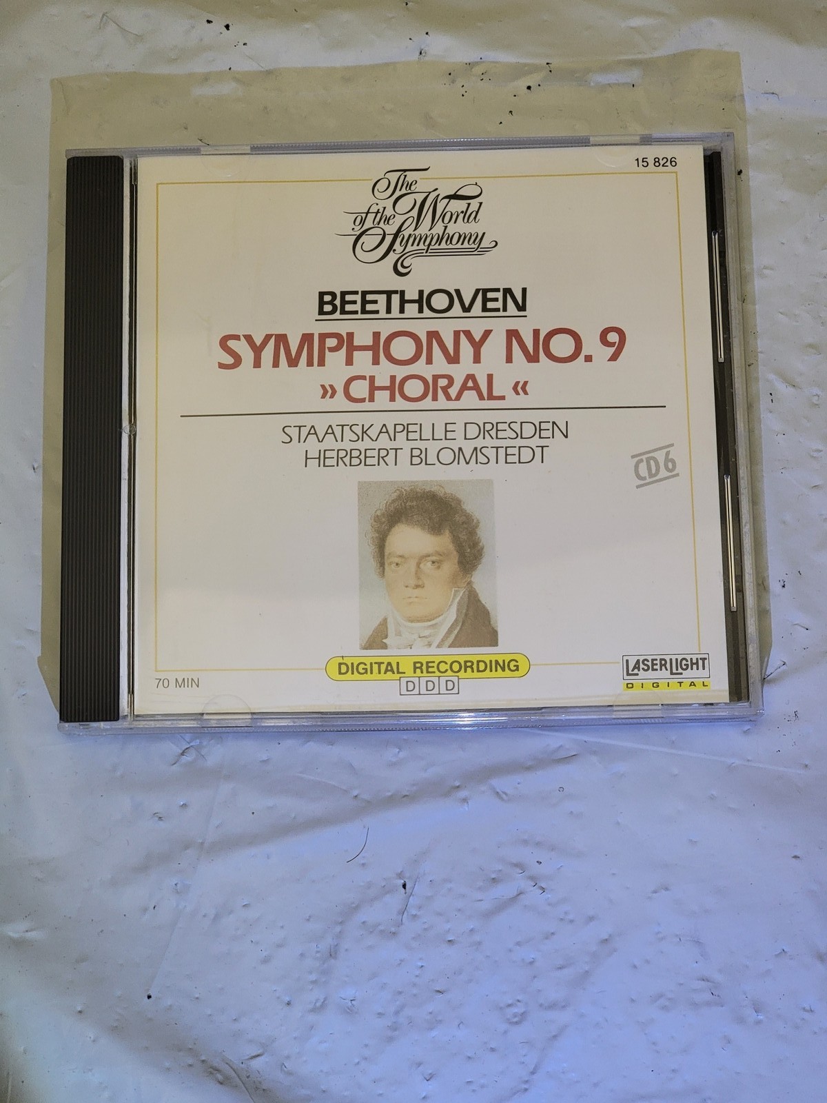 Beethoven Symphony No. 9 Choral CD LaserLight Digital Herbert Blomstedt Classica
