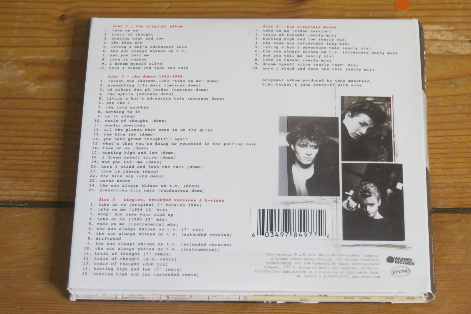 a-ha - Hunting High and Low - 4 CD 1985/2019 deluxe edition - 80s 12" mixes etc