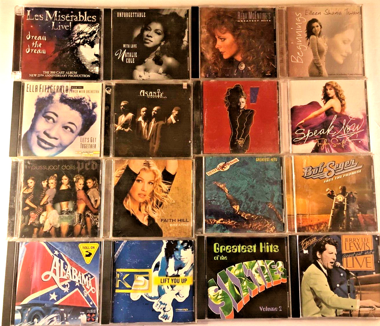 CD's Pick Choose your own-Country, Rock, Rap, R&B and more-Combined S/H Lot#1