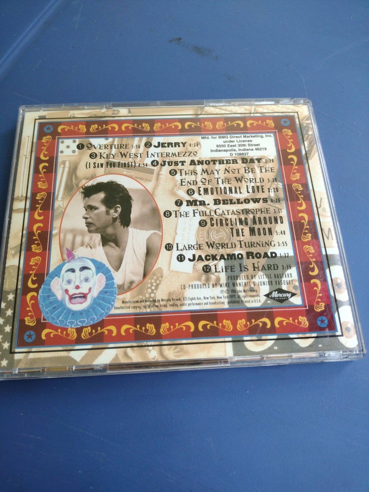Mr. Happy Go Lucky by John Mellencamp (CD, Sep-1996, Island/Mercury)