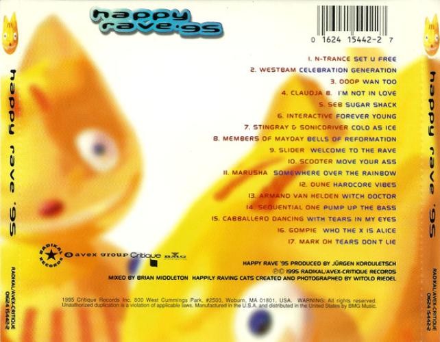 Various - Happy Rave '95 (CD) (Near Mint (NM or M-)) - 4105826379
