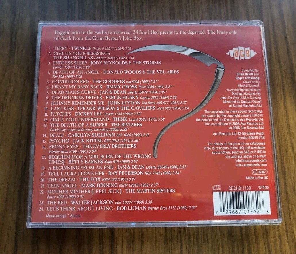 Dead! The Grim Reaper's Greatest Hits CD Compilation Ace 2006 NM