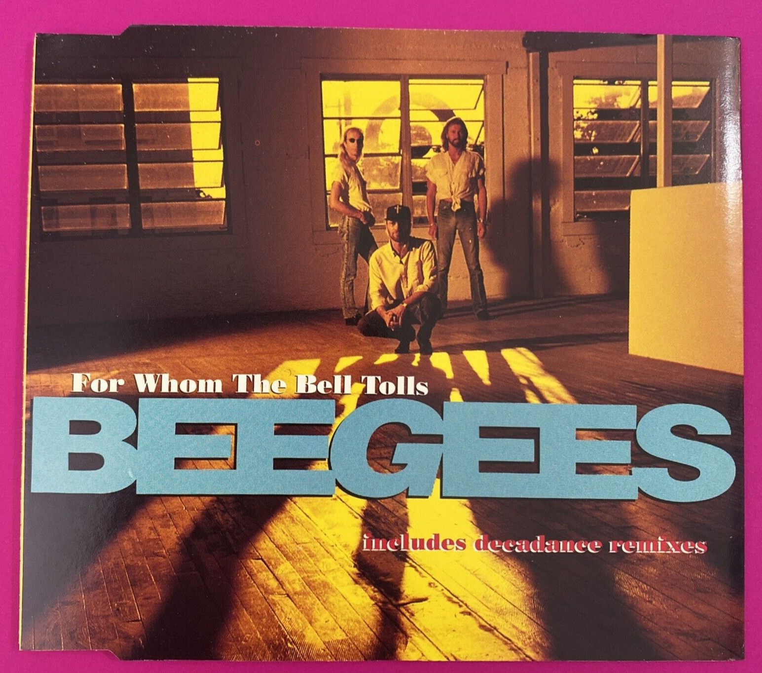 Bee Gees - For Whom The Bell Tolls + Decadance Remixes CD Single UK N/Mint 1993