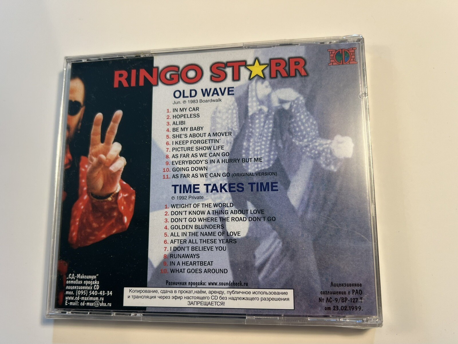 Ringo Starr Old Wave Time Takes Time Import Rare CD NEW SEALED