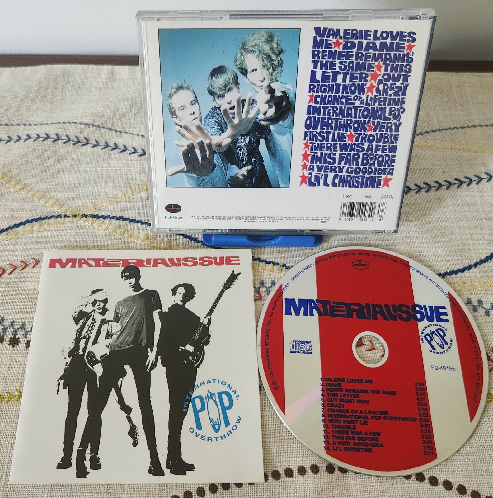 International Pop Overthrow by Material Issue Alternative Rock/Power Pop CD