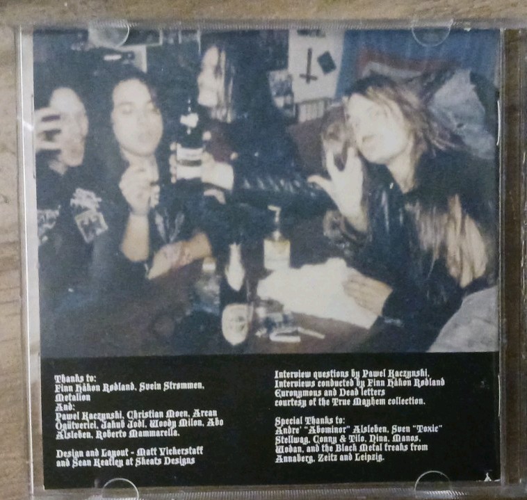 Mayhem Live in Leipzig CD Black Metal Peaceville Live Recording 1993 Album