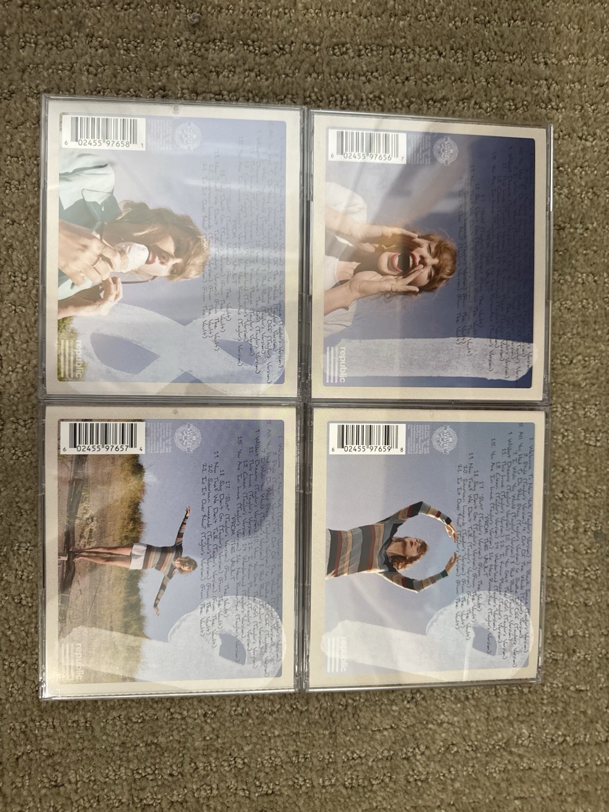 Taylor Swift 1989 (Taylor's Version) 4CD Lot Jewel Case Republic 2023
