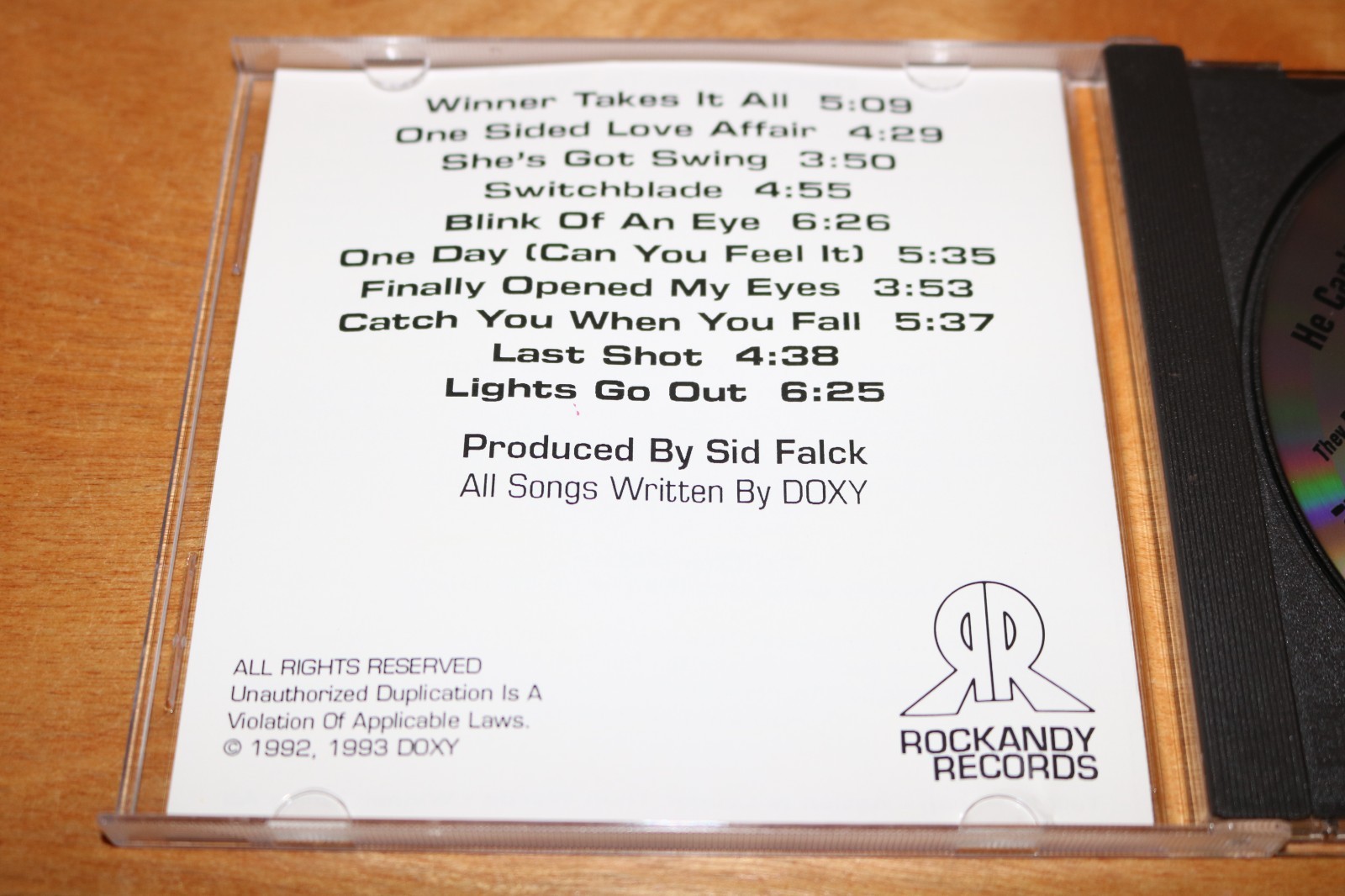 DOXY Talk Is Cheap CD Glam HAIR METAL Vain SKID ROW Tesla BANG TANGO RARE 1993
