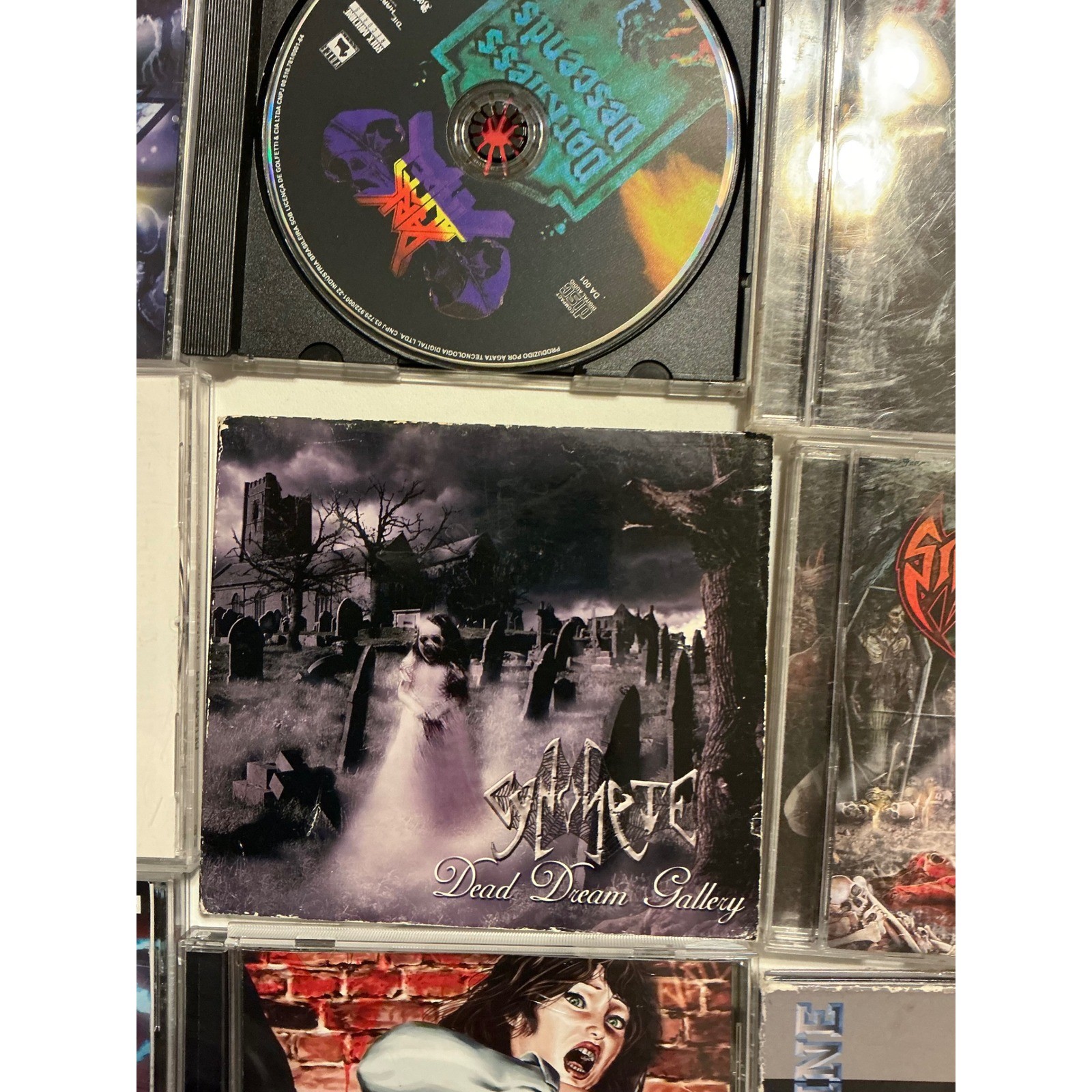 Heavy Metal CD Lot of 9: Tastes Warning Dark Angel Sinister U.D.O. Aftermath