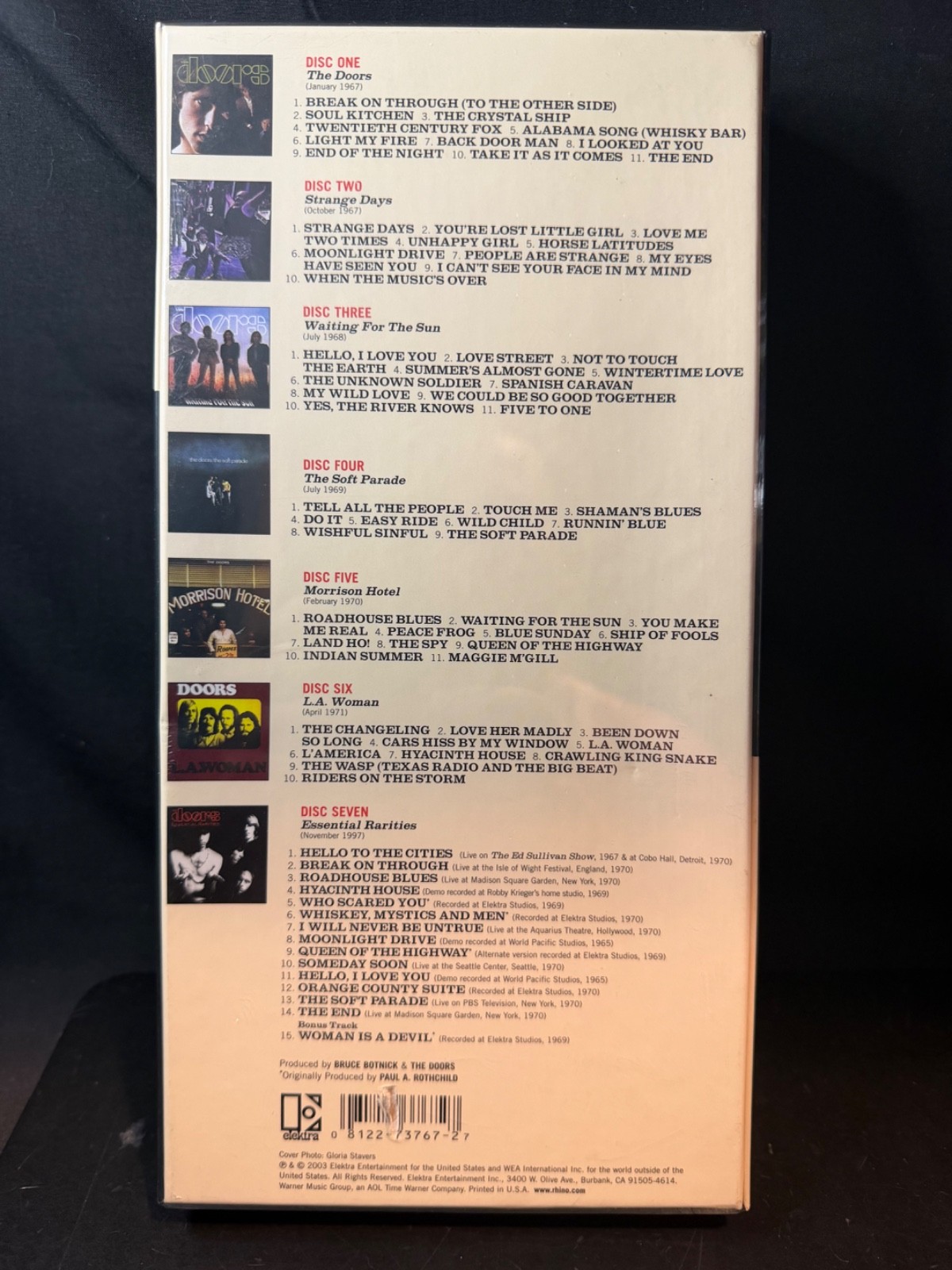 THE DOORS "Complete Studio Recordings" BRAND NEW 2003 7 CD Box Set! Still SEALED