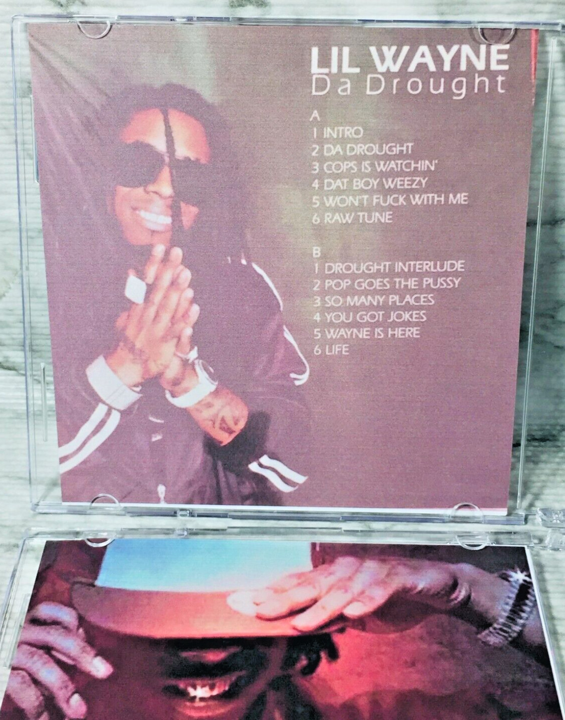 LIL WAYNE - DA DROUGHT (1 2 3) 4 DISC COLLECTION LOT (PROMO) MIXTAPE MIX CD LOT!