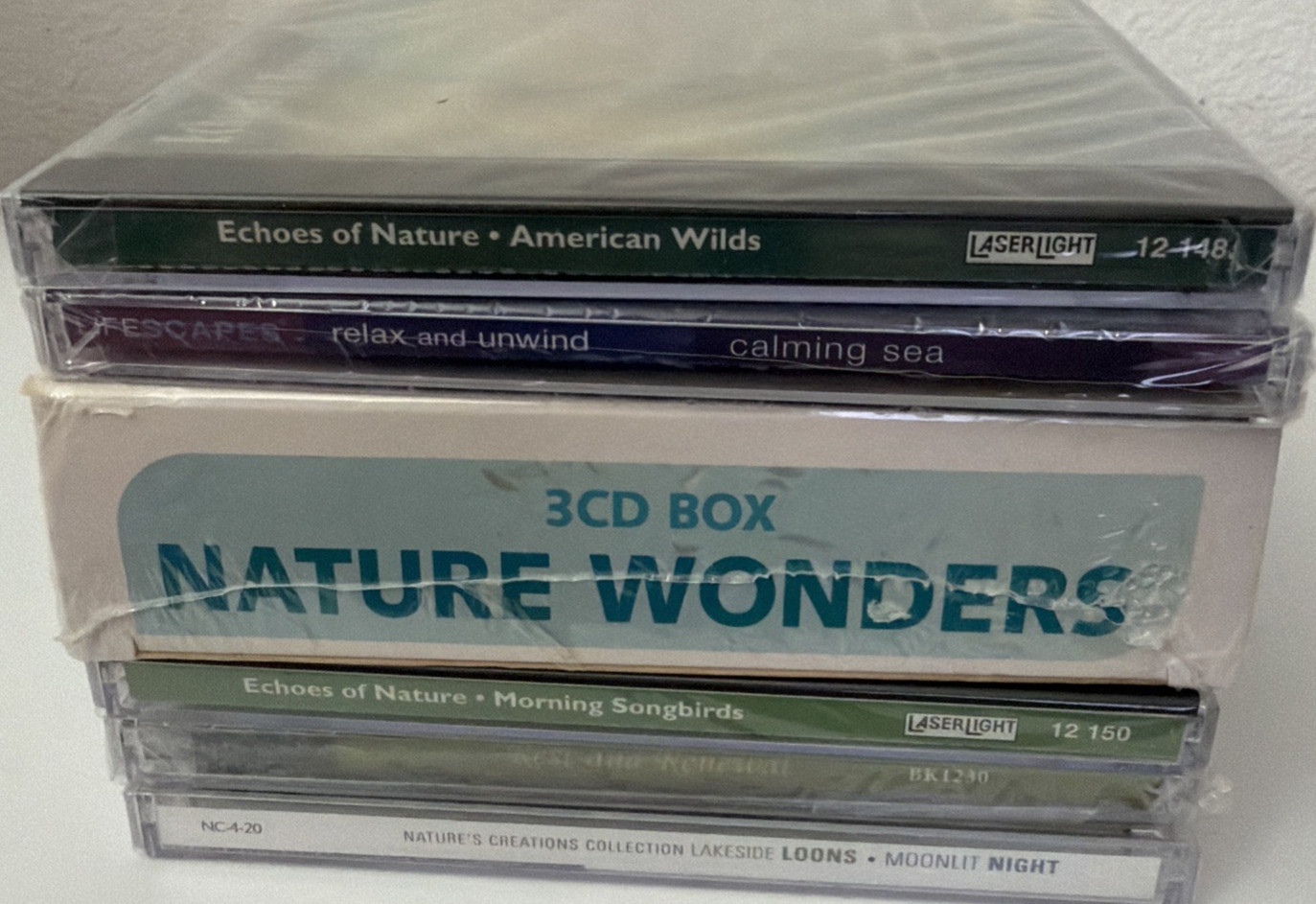 Nature Sounds Relaxation CD Lot 8 Ocean Birds Sleep Ambient Calming New Sealed