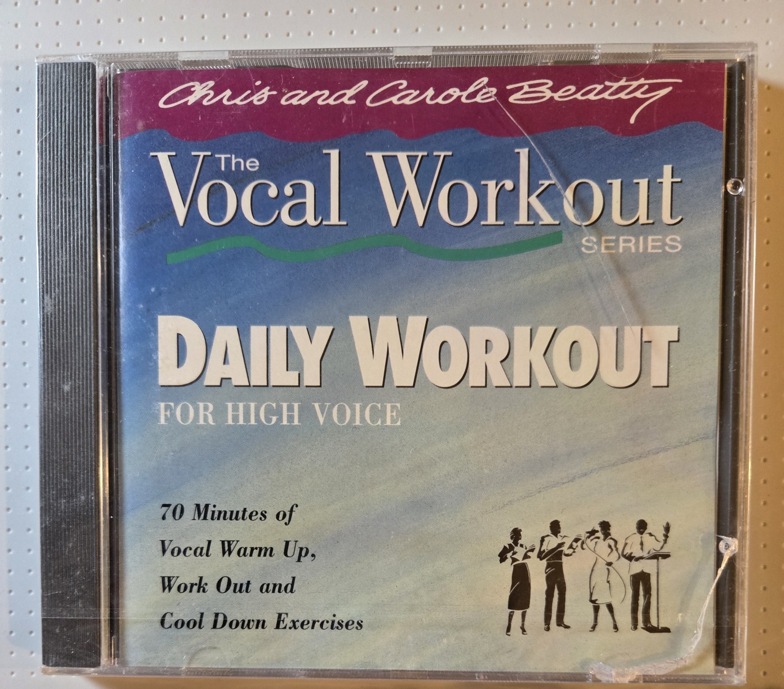 The Vocal Workout Series - Daily Workout For Low Voice by Chris Beatty CD NIP
