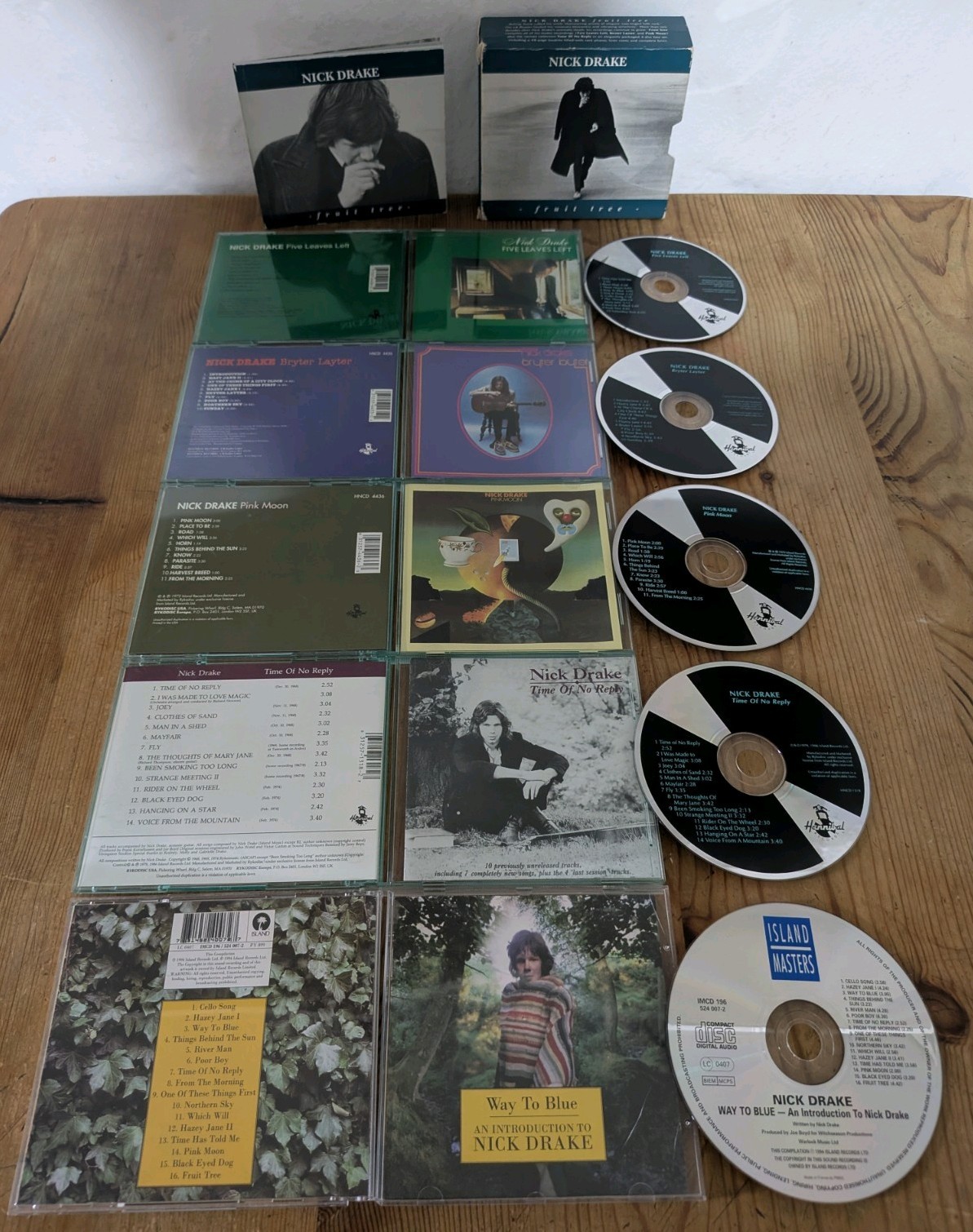 Nick Drake ‎– Fruit Tree (4 CD Box Set 1986 (green jewel cases + Bonus CD)