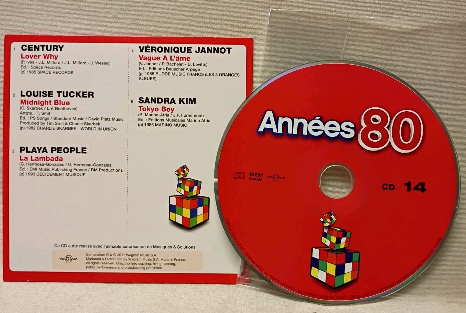 Various Annees 80 Vol 14 EP 5-France 2011 Import) Louise Tucker Midnight Blue EX