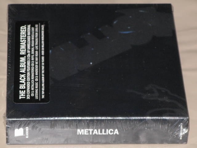 Metallica 3 cd set Black Album Self Title 30th Anniv. Remastered 1991 2021 NEW