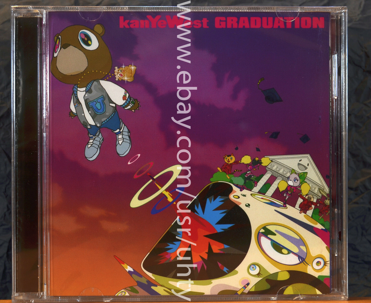KANYE WEST GRADUATION 2007 RARE UKR ORIGINAL CD CHIPMUNK SOUL ELECTROPOP HIP HOP