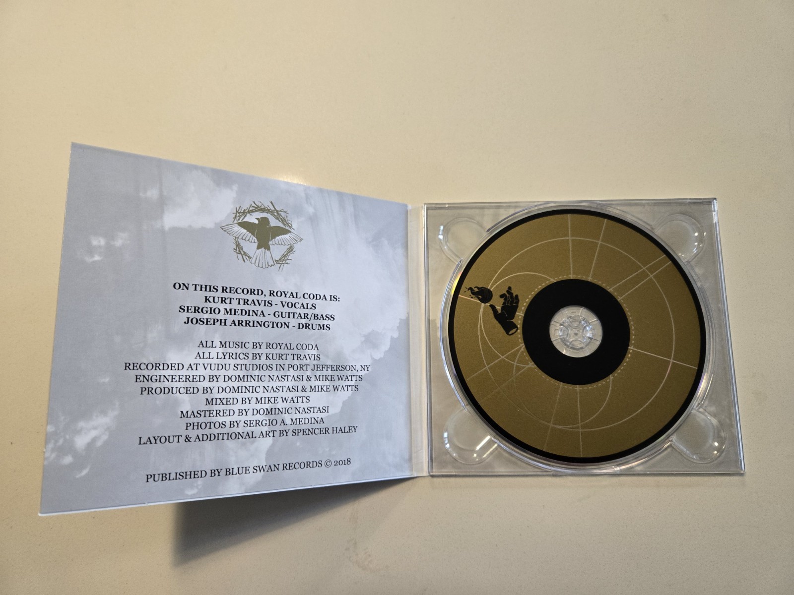 Royal Coda Self Titled CD - Ltd Gold Ink