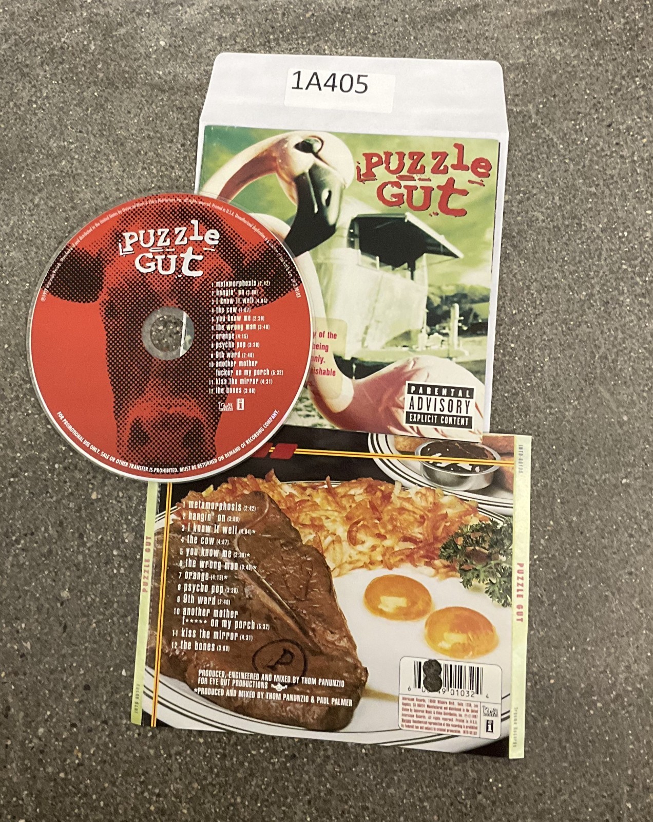 Puzzle Gut by Puzzle Gut (CD, Mar-1997, Interscope (USA)) No Case #1A405