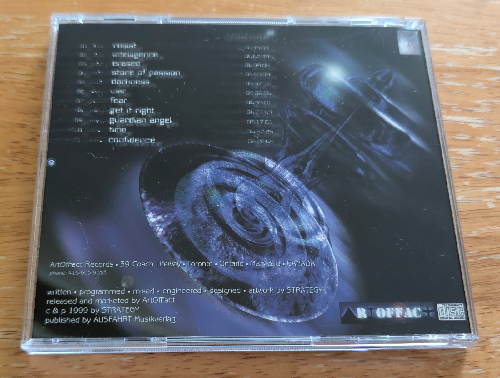 Strategy- Intense CD- SYNTH-POP! EBM! ARTOFFACT!