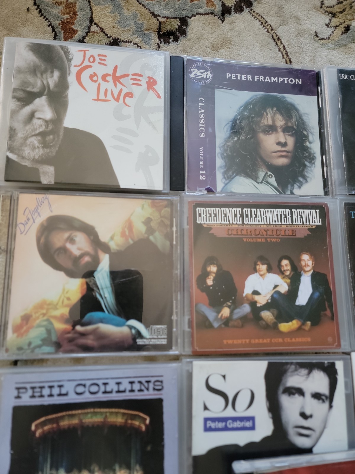 Lot of 14 CDs Joel Clapton Mac Collins Gabriel Buffet Cocker Frampton Fogelberg