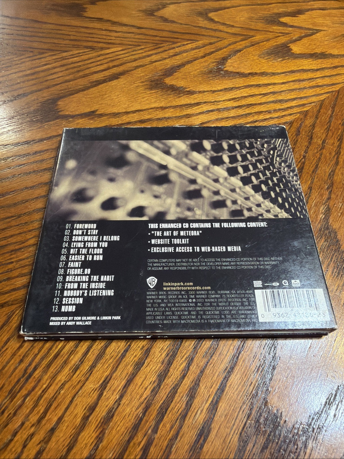 Linkin Park - Meteora CD (2003) Digipak + Booklet Enhanced Audio Nu Metal Numb