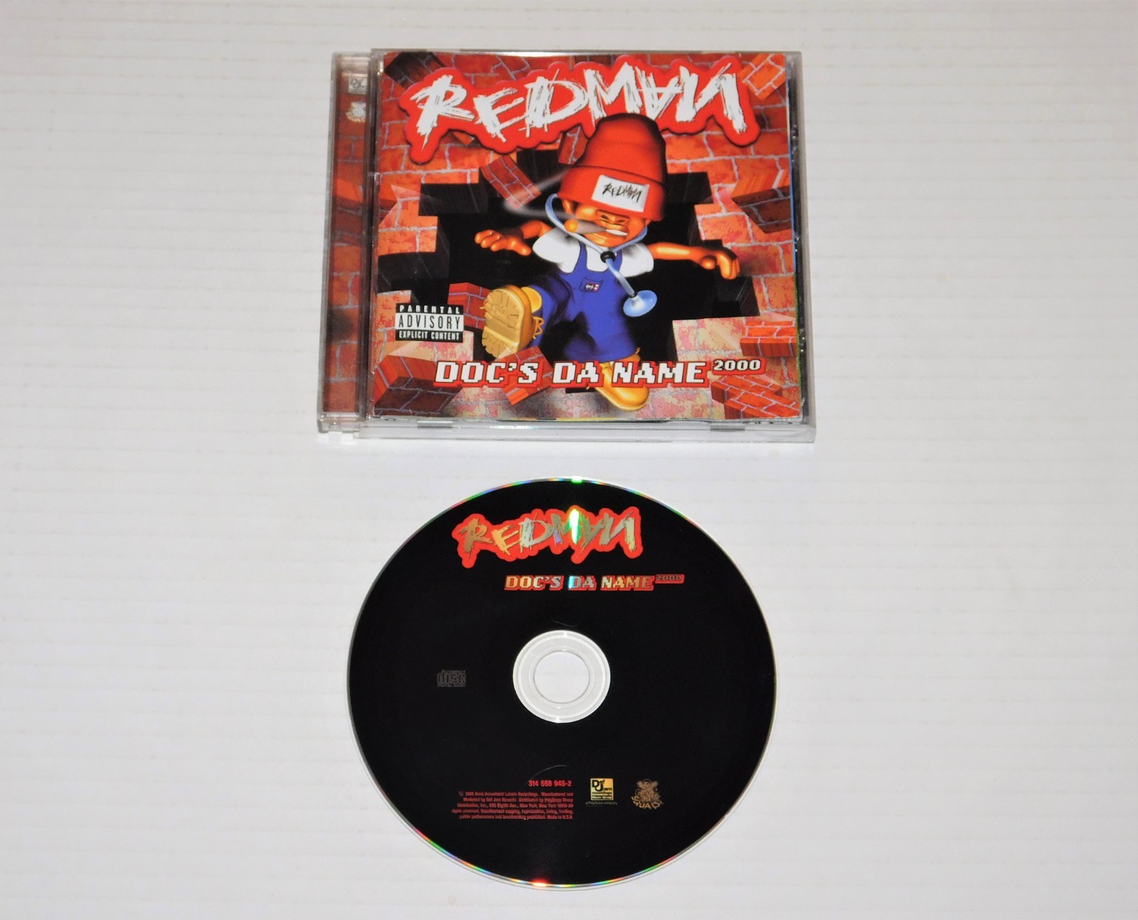 Redman - Doc's Da Name 2000 CD (1998) Def Jam Method Man Busta Rhymes Def Squad