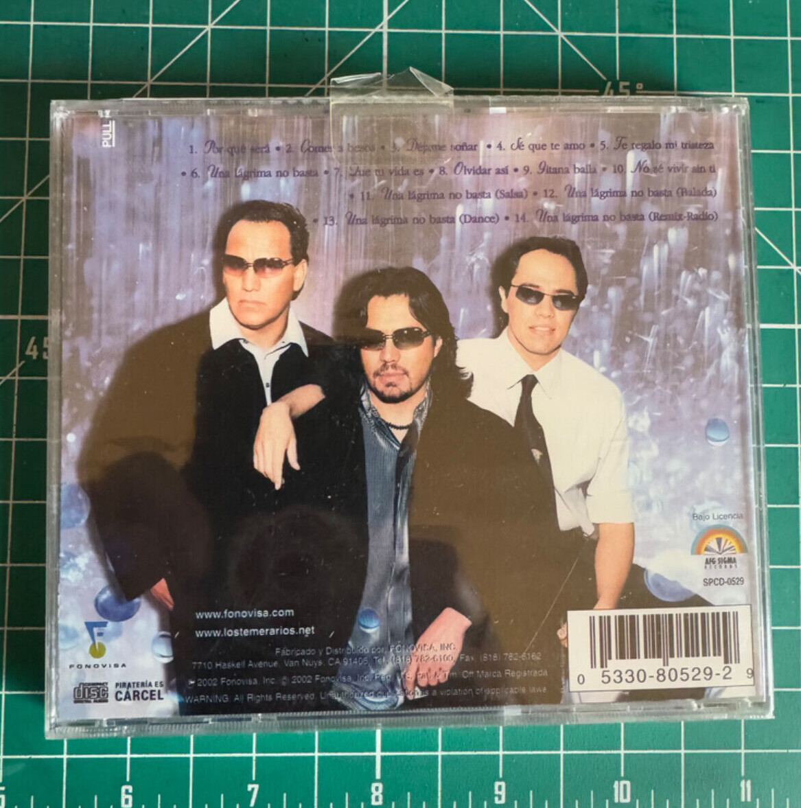 TEMERARIOS - Una Lagrima No Basta - CD - **BRAND NEW/STILL SEALED** - RARE