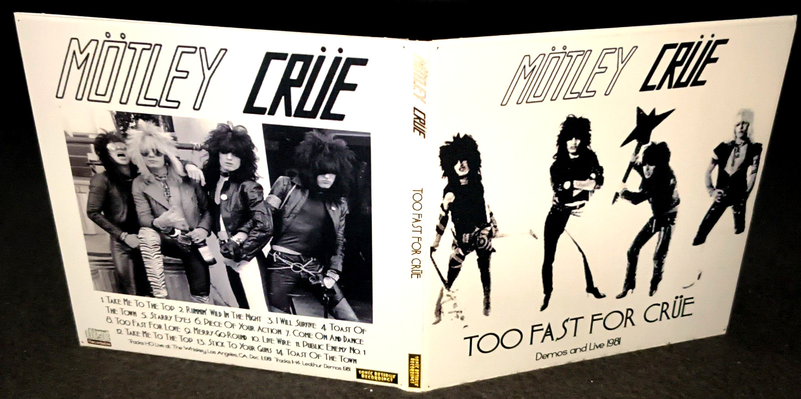 Motley Crue Too Fast For Crue Gate Fold CD NEW